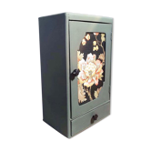 Flowery medicine cabinet