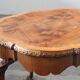 Vintage Figured Burr Walnut Pie Crust Coffee Table, 1920s