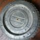 70s molded glass ceiling light