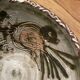 Thirty Albert Saladier in Vallauris ceramic, thistle decoration, signed.