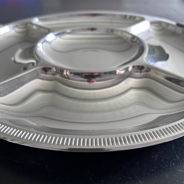 Plat apéritif en inox
