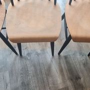 Series of six chairs Fanett by Ilmari Tapiovaara 1960