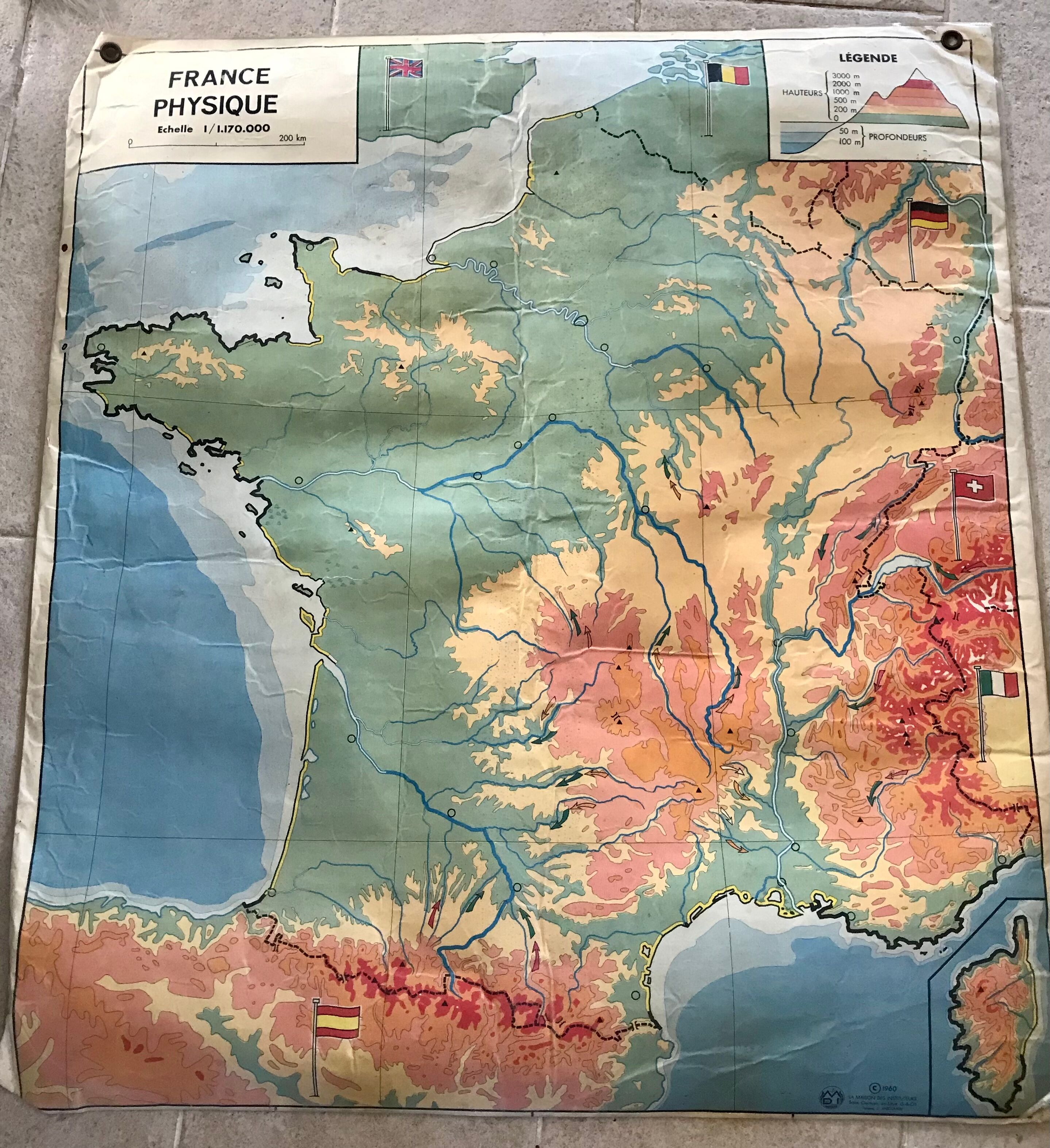 Carte scolaire la France