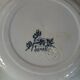 3 mismatched antique flat plates in ironstone