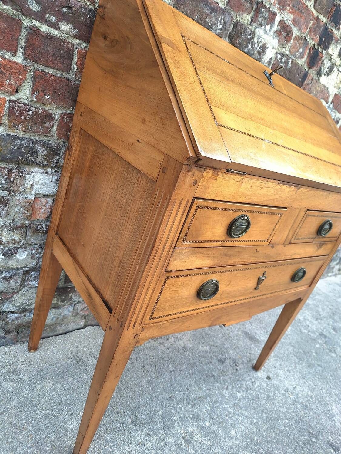 Antique secretary, vintage happiness of the day furniture, desk