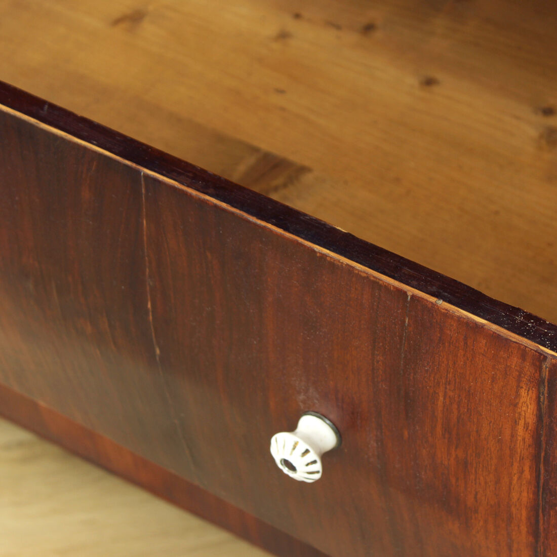 Art Deco Chest Of Drawers, Czechoslovakia 1920s