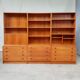 Vtg Mid Century Danish Wall Unit Bureau Room Divide Cabinet Drawers #660