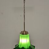 Art Nouveau style Murano glass pendant light circa 1950