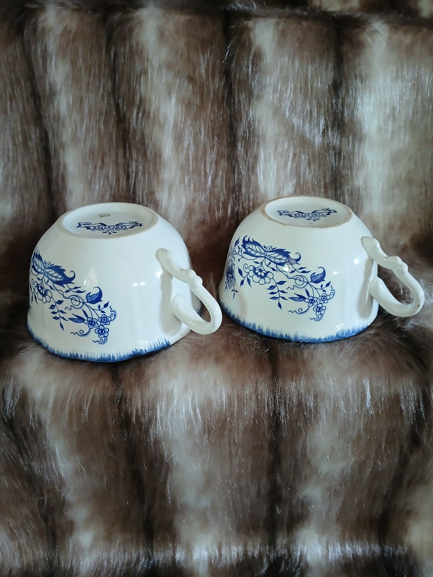 2 antique Lancaster cups