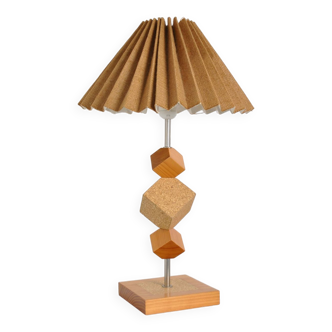 Pine and cork lamp 1980