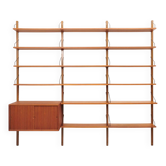 Royal System teak wall shelf by Poul Cadovius for Cado, 1950s