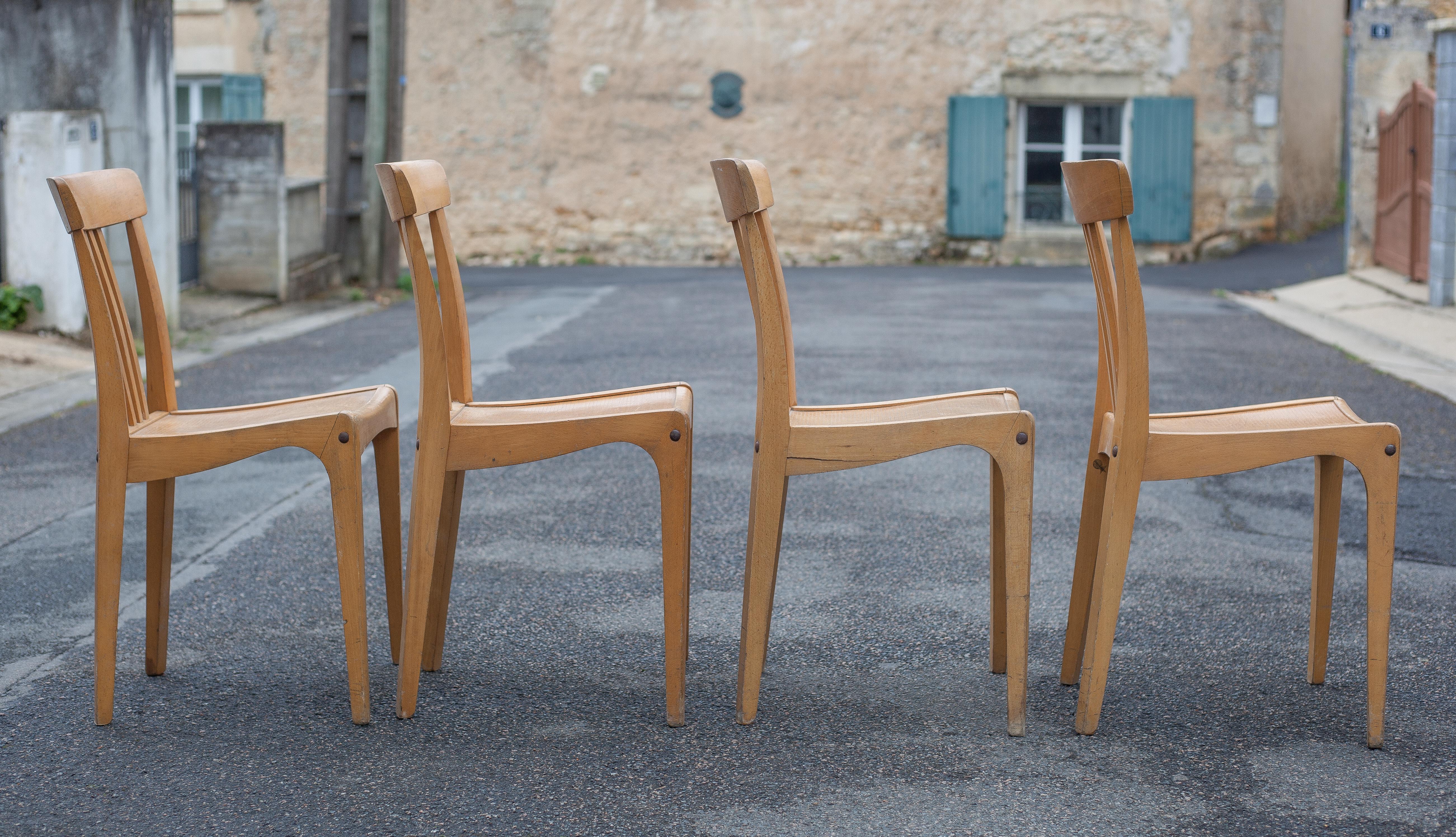 Set of 4 Stella Luterma chairs