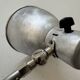 Old large industrial accordion wall lamp