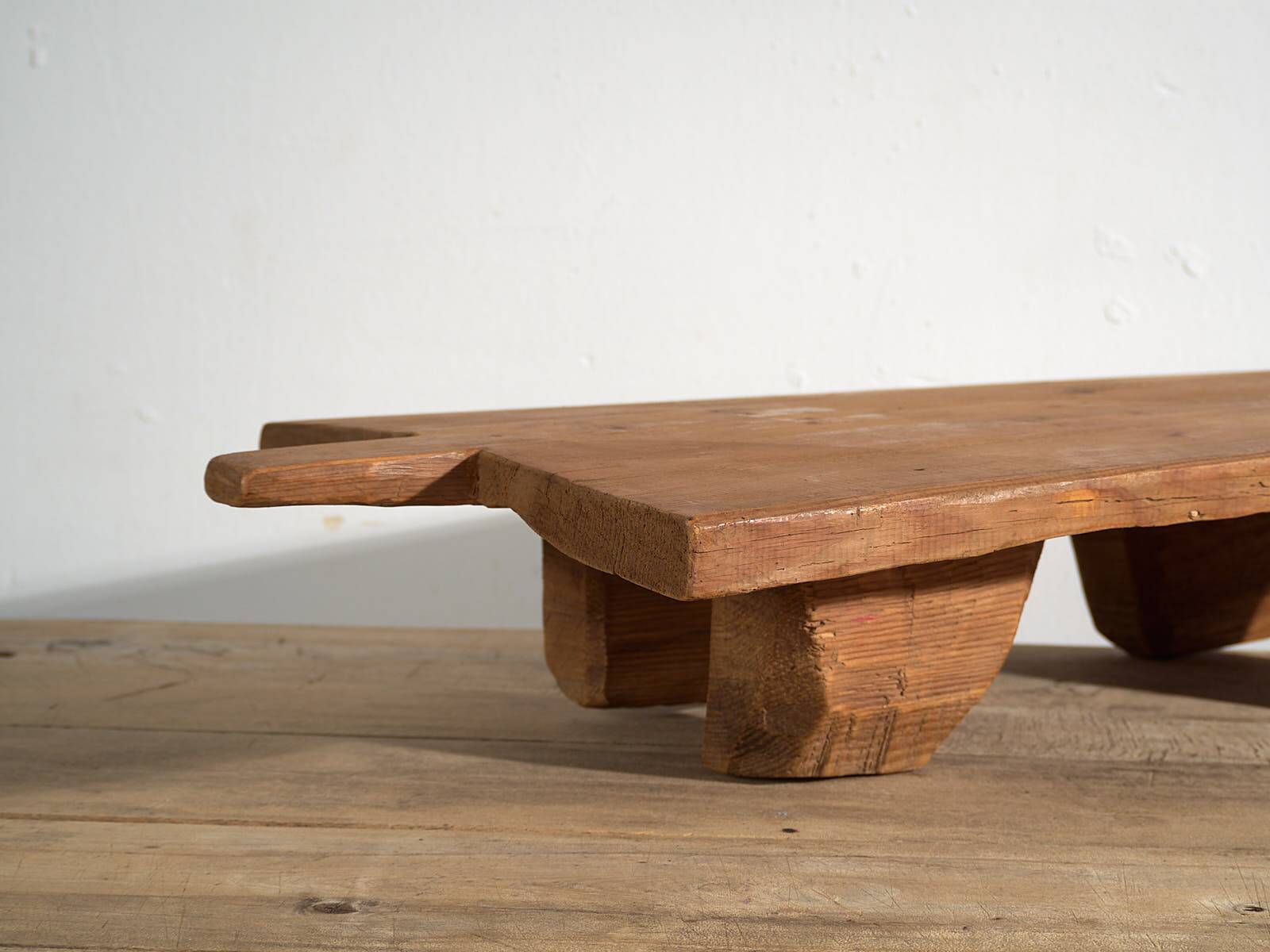 Antique solid wood side table (c.1920)
