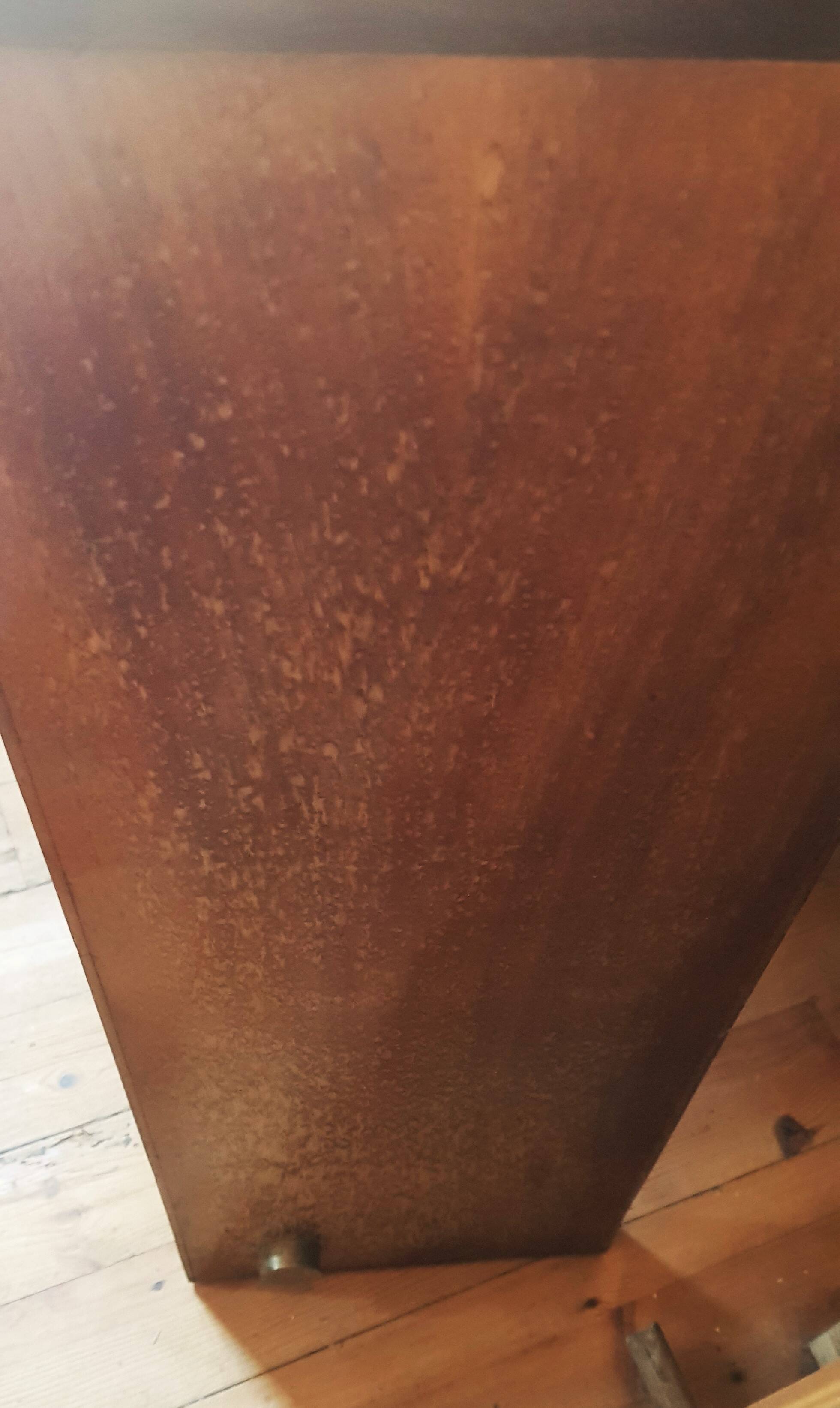 Art Deco dressing table with articulated triptych mirror