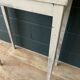 Side table in gray patinated oak