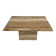 Italian coffee or side table in travertine, 1980s