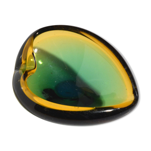 cendrier en verre, conçu par E. Beranek, Skrdlovice, Tchécoslovaquie, années 1960
