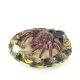 Naturalistic plate Spider earthenware of Caldas