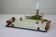 Art Deco cut glass mirror plateau