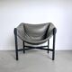 Falstaff Grey Leather Armchair by Stefan Diez for Dante Goods and Bads