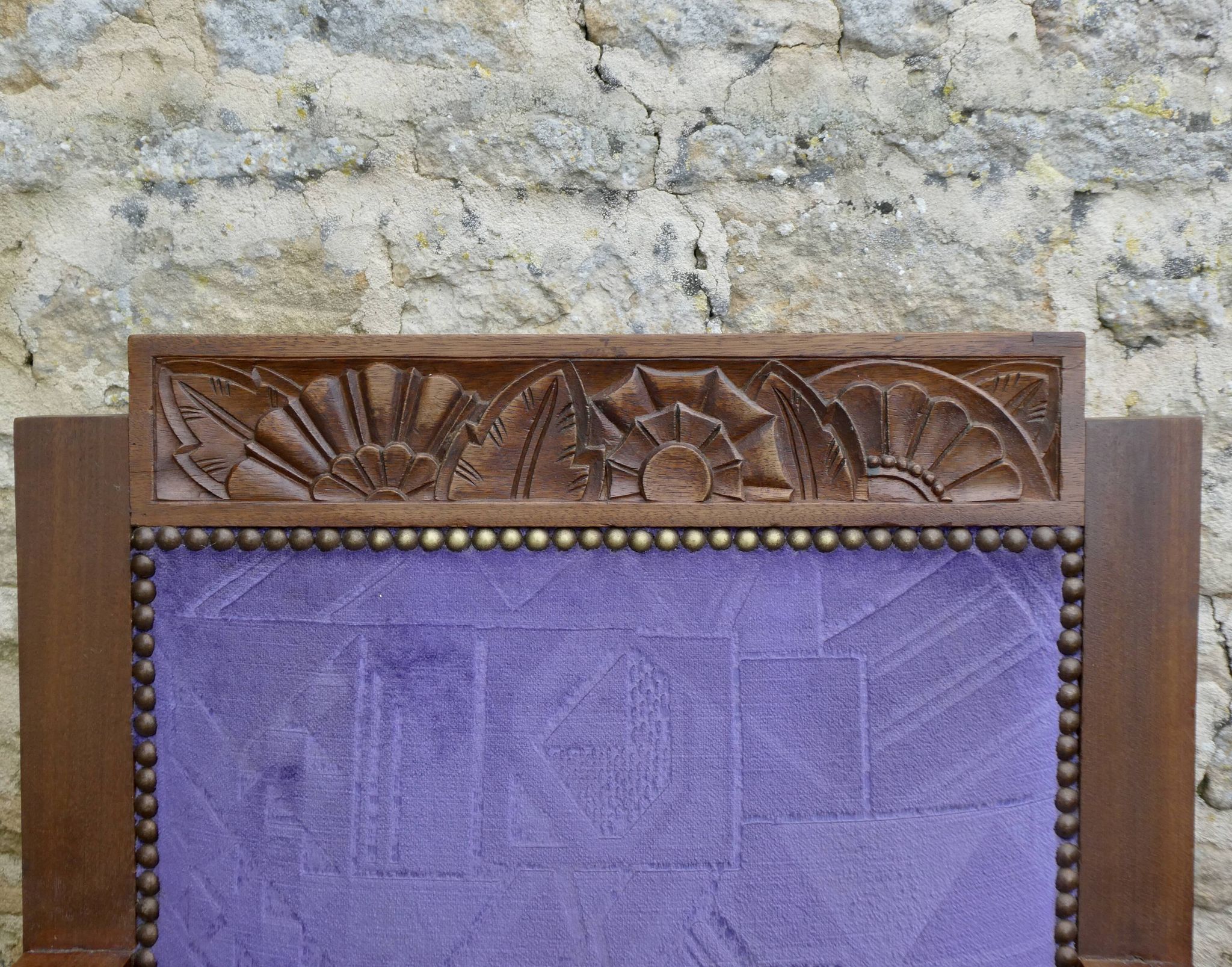 Paire de fauteuils en chêne, Ecole d'Amsterdam, années 30