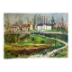 Funeral Procession, oil on panel