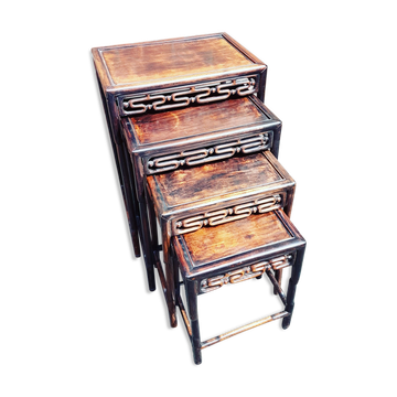 Set of 4 nesting tables 1900