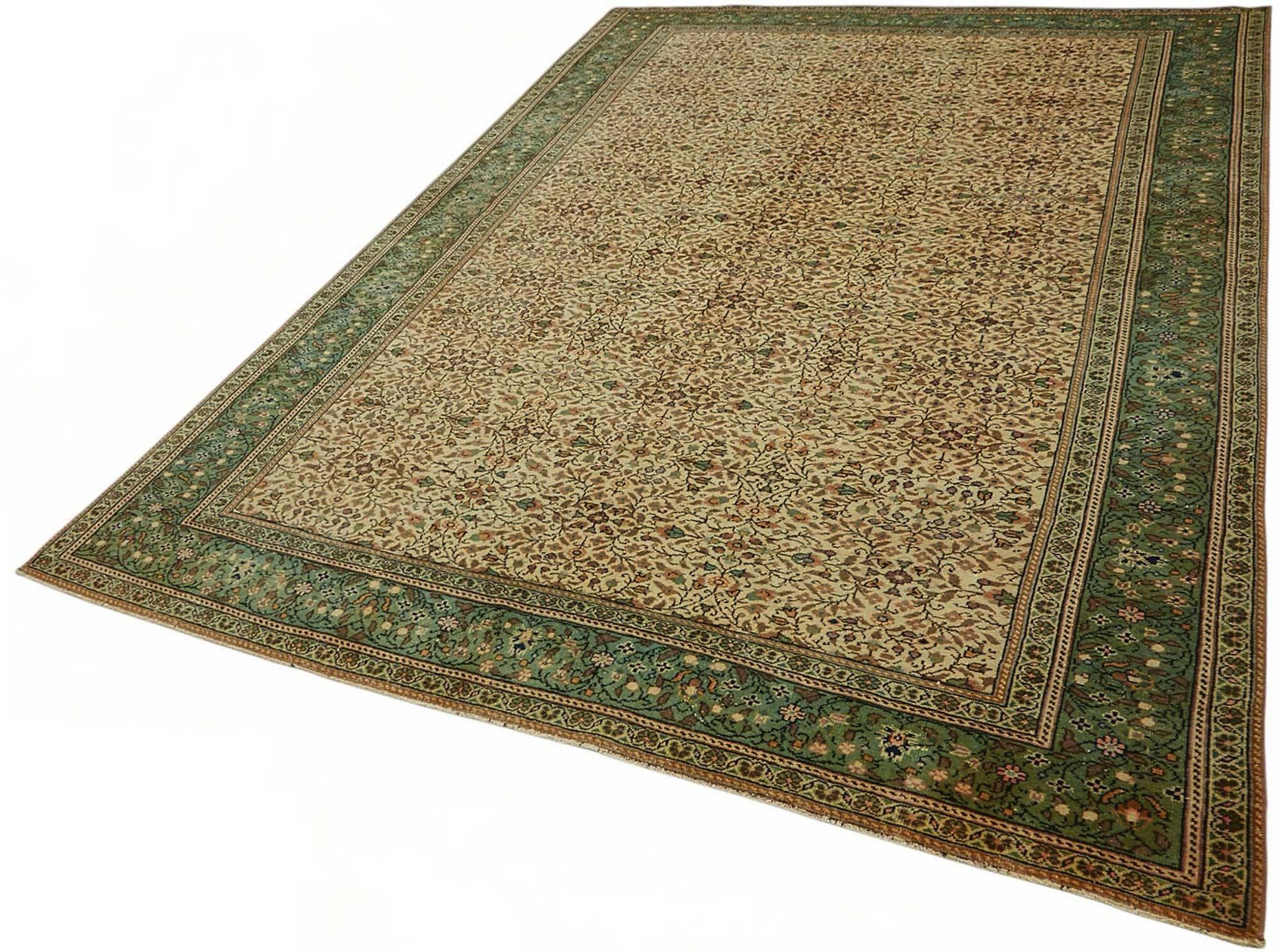 Turkish Wool Vintage Kayseri Rug 196 cm x 284 cm