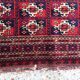Antique traditional turkoman rug oriental hand made rug 184x124cm