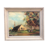 Breton landscape painting