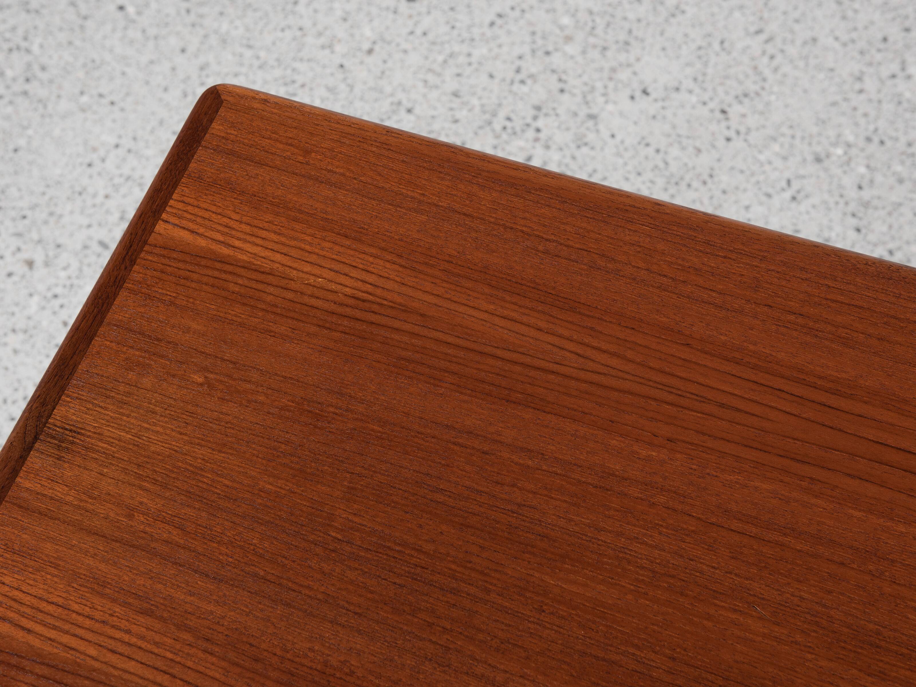 Midcentury Danish desk known Model 75 in teak by Omann Jun 1960s