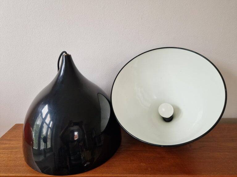 Pair of Midcentury Pendants Silhouette, Denmark, 1970s