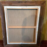 Oil on canvas card player, Bernard Follis