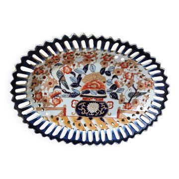 Plat central ajouré en porcelaine chinoise Adèle carey