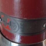 Industrial stainless steel lamp, Atheeza brand, made in Usés, France, 1992