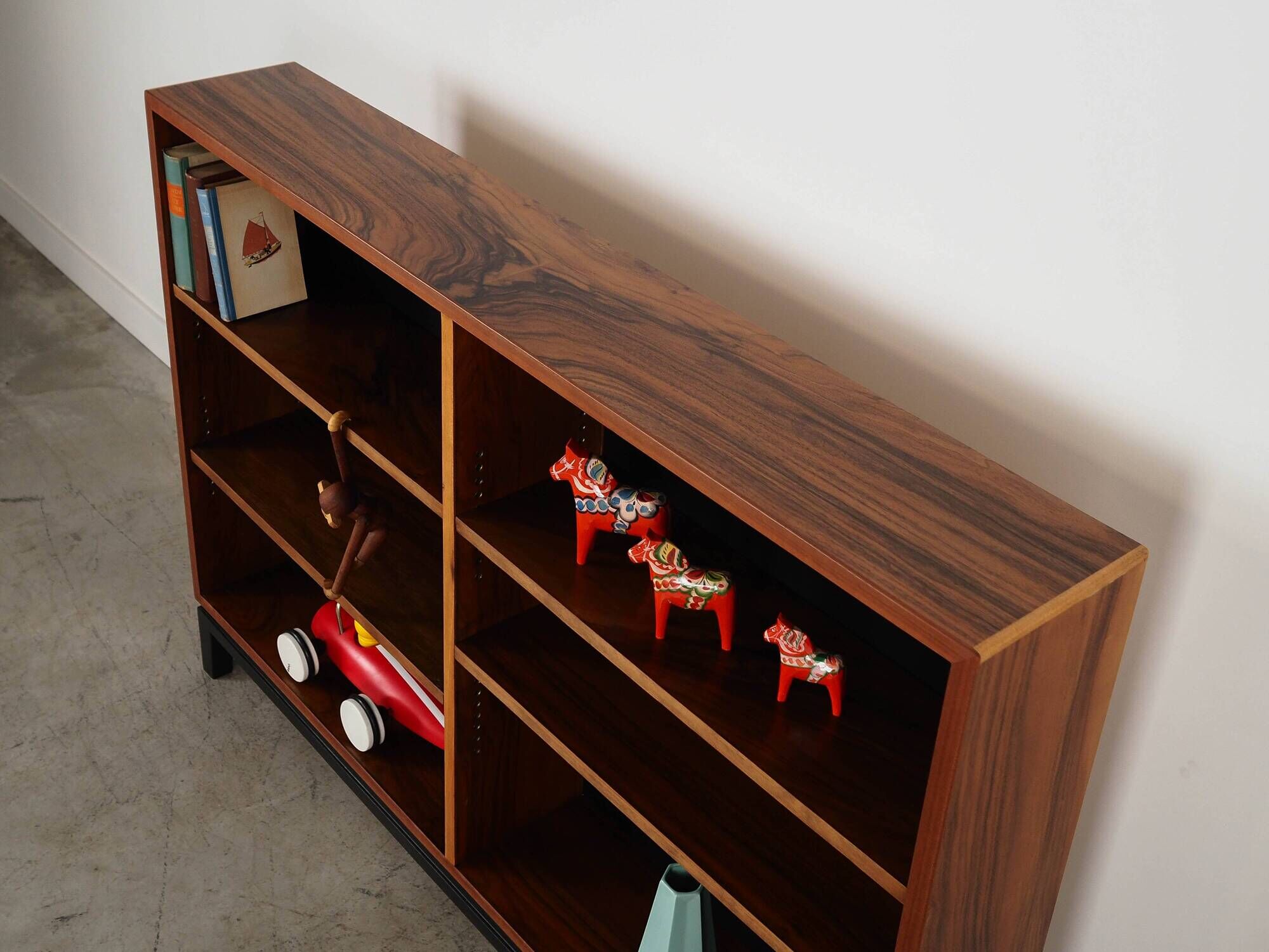 Walnut bookcase, Danish design, 1970s, production: Denmark