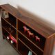 Walnut bookcase, Danish design, 1970s, production: Denmark