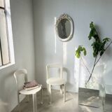 Italian style ceramic flower mirror