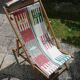 Vintage colorful lounger