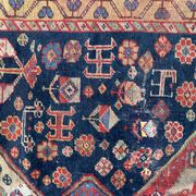 Ancient Persian carpet ghashghai 120x212cm