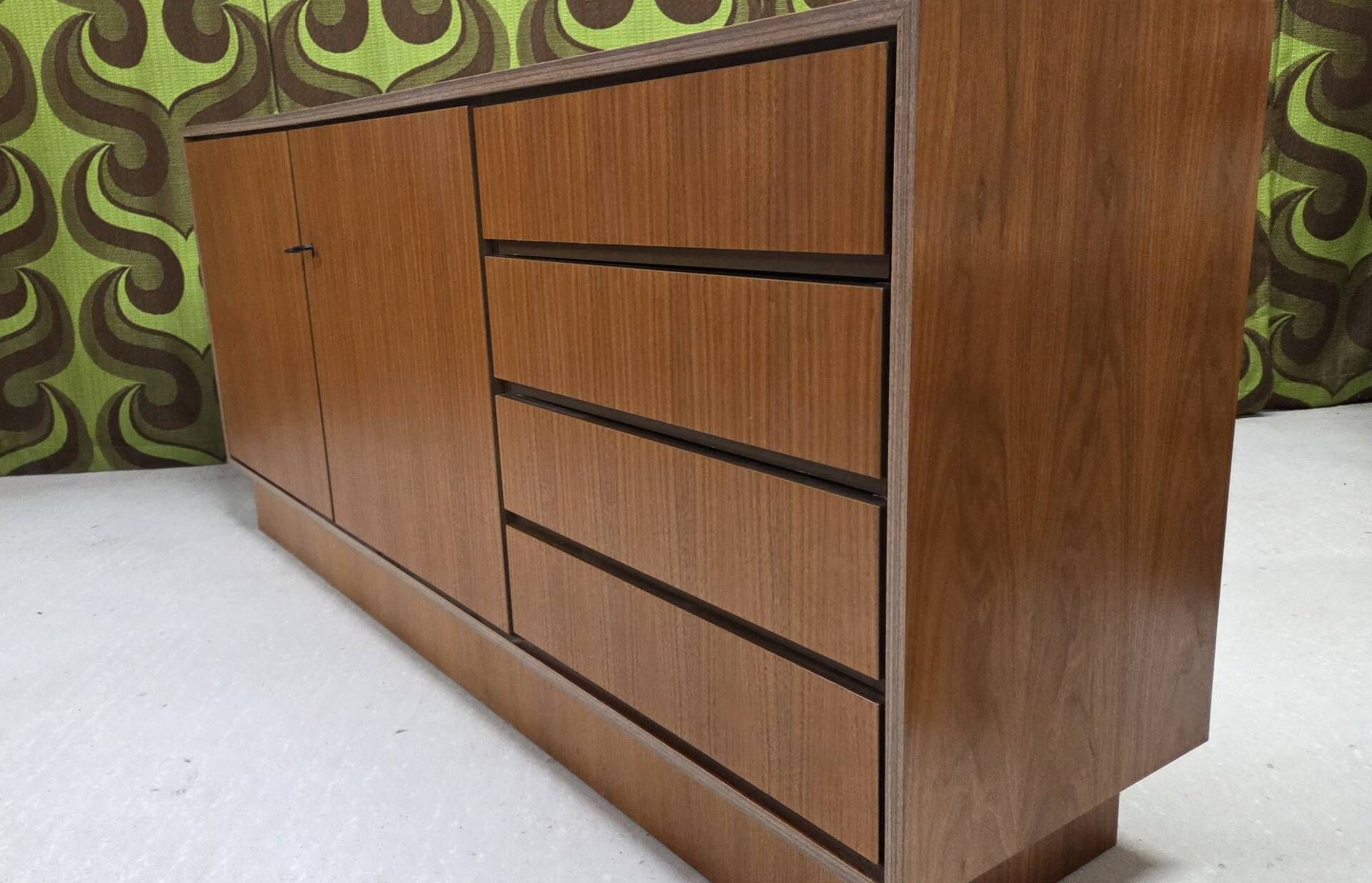 Enfilade allemande  teck  vintage 1960