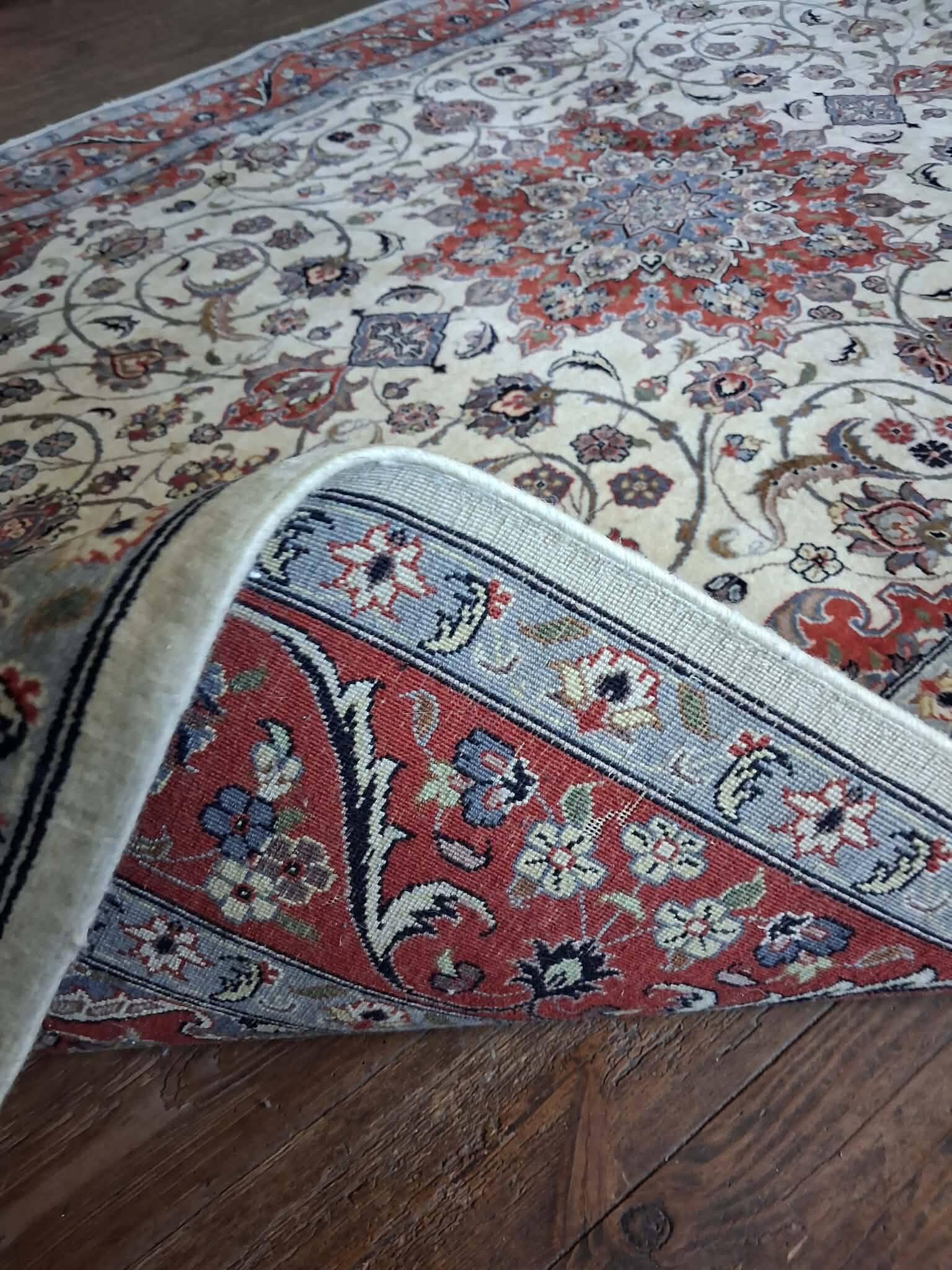 Tapis Indo Tabriz fait main 246x158cm