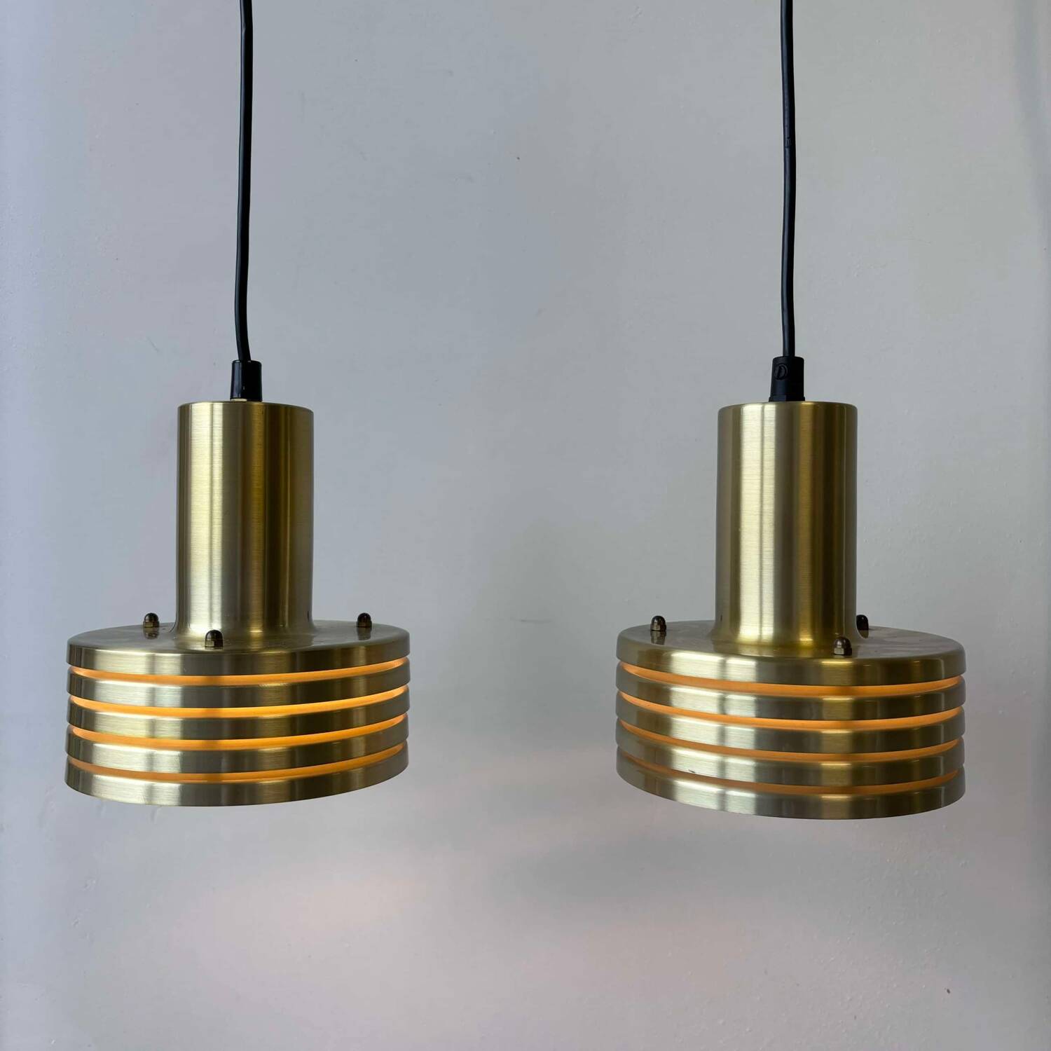 Set vintage pendant lamps Frandsen