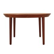 Round teak table, Danish design, 1960s, manufacturer: Gudme Møbelfabrik, de