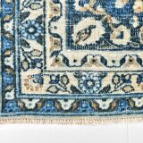 8x11 Rug For Living Room Navy Blue Antique Persian Rug, 260x343Cm