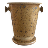Pyrite stoneware ice bucket 1970