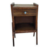 Old vintage bedside table from the reconstruction period