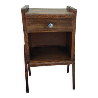 Old vintage bedside table from the reconstruction period