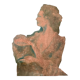 Oil on wood carried woman Versailles